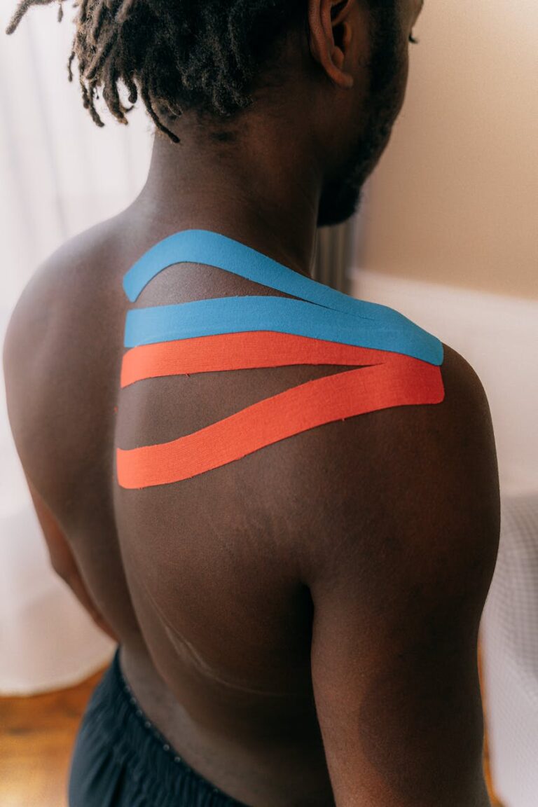 plasters on back