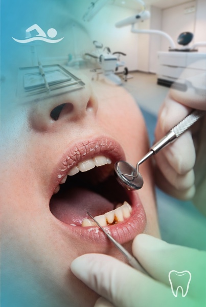 Here’s a good alt text you can use:

**“Patient practicing nasal breathing in a dental office to reduce dry mouth and protect teeth.”**


