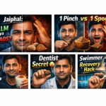 Jaiphal effect showing calm vs chaos expression split face with nutmeg spice ✅ Title